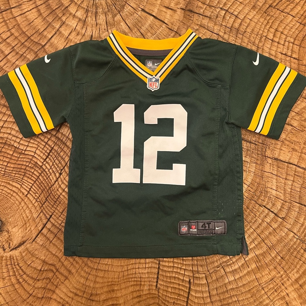 ‼️EUC: Nike NFL Toddler Jersey Rodgers 12 - 4T
